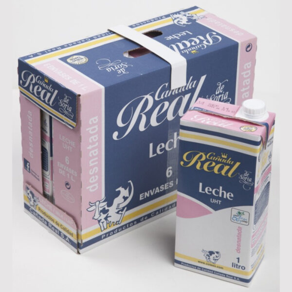 LECHE DESNATADA 1 L CAÑADA REAL