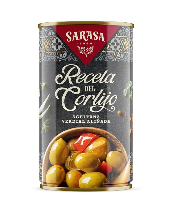 ACEITUNA RECETA CORTIJO T-425 G SARASA