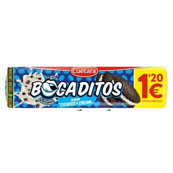 BOCADITOS COOKIE&CREAM 150 G 1,20 €